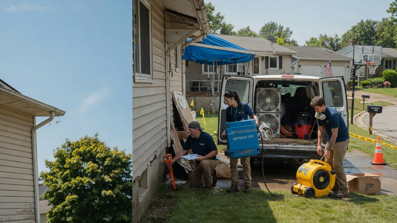 Ceiling Leak Cleanup in Townsend, WI near me